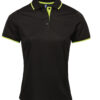 Premier - Womens Contrast Coolchecker Polo PR619