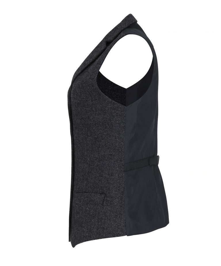 Premier &#8211; Womens Herringbone Waistcoat PR626, Vivid Promotion Workwear