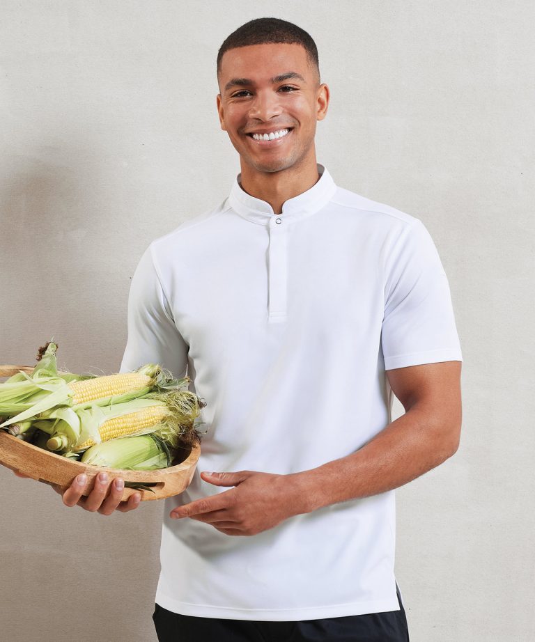 Premier &#8211; Essential Coolchecker Short Sleeve Chefs Shirt PR646, Vivid Promotion Workwear