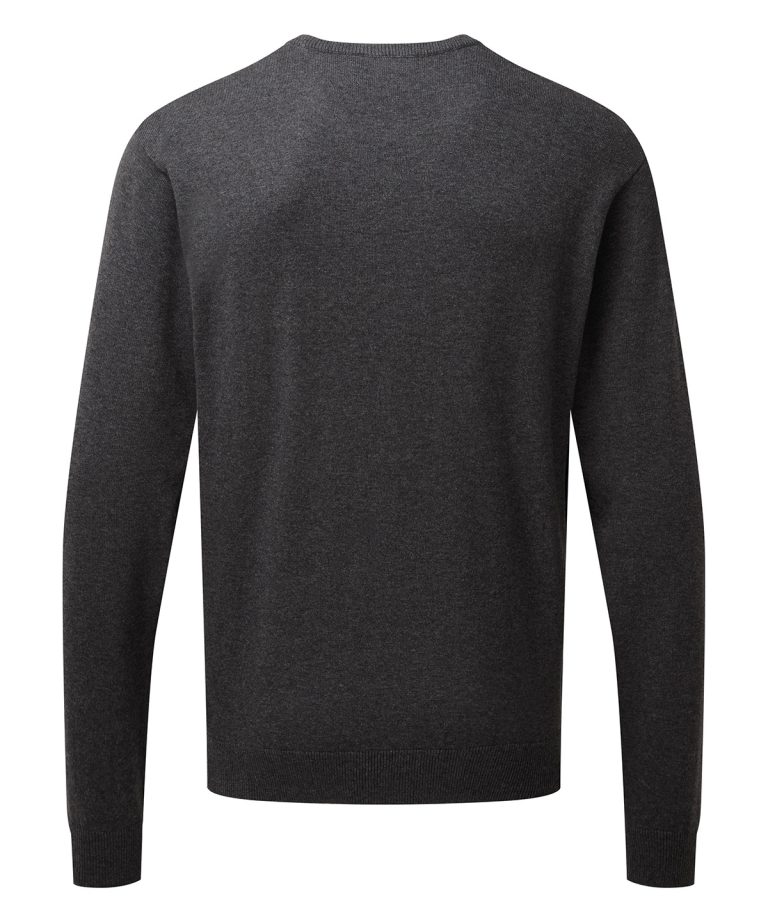 Alternative view of Premier - Crew Neck Cotton Rich Knitted Sweater PR692