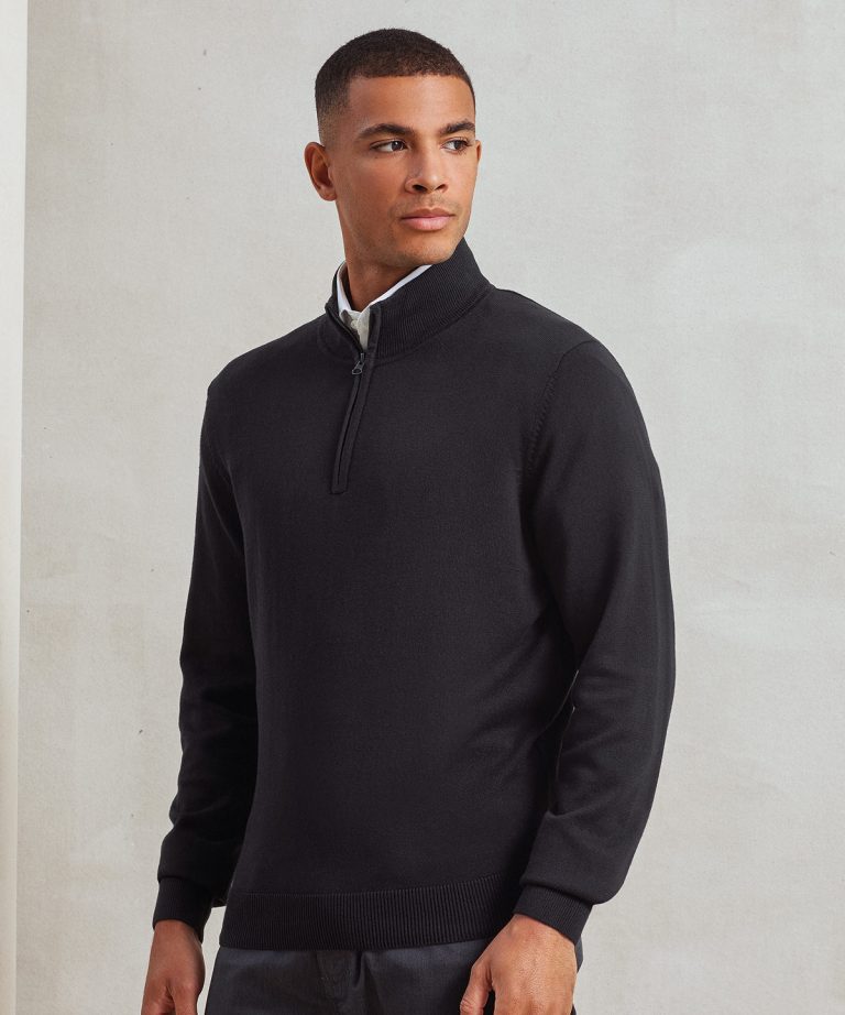 Alternative view of Premier -  Zip Knitted Sweater PR695