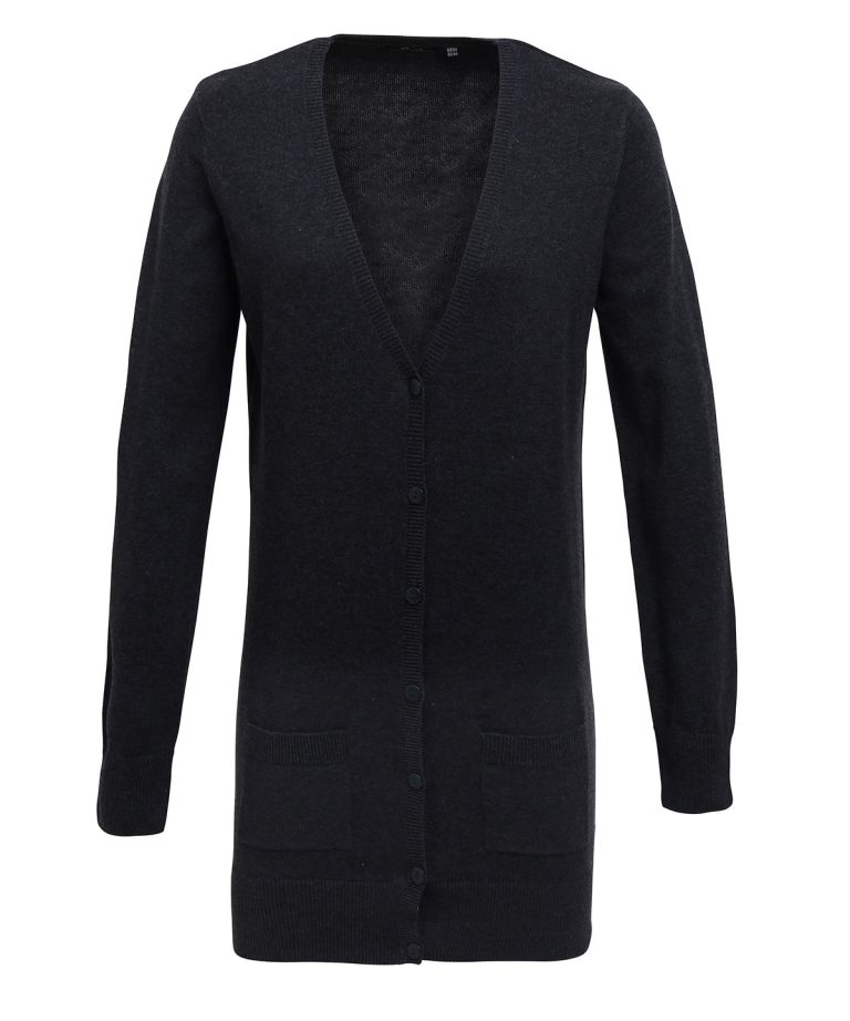Alternative view of Premier - Womens Longline Knitted Cardigan PR698