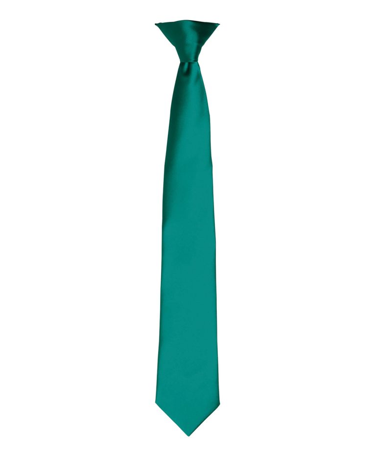 Premier &#8211; Colours Satin Clip Tie PR755, Vivid Promotion Workwear