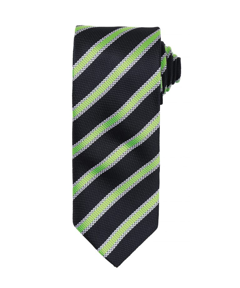Alternative view of Premier - Waffle Stripe Tie PR783