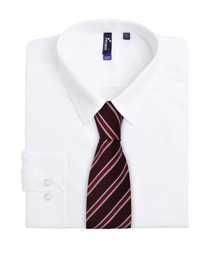 Premier &#8211; Waffle Stripe Tie PR783, Vivid Promotion Workwear