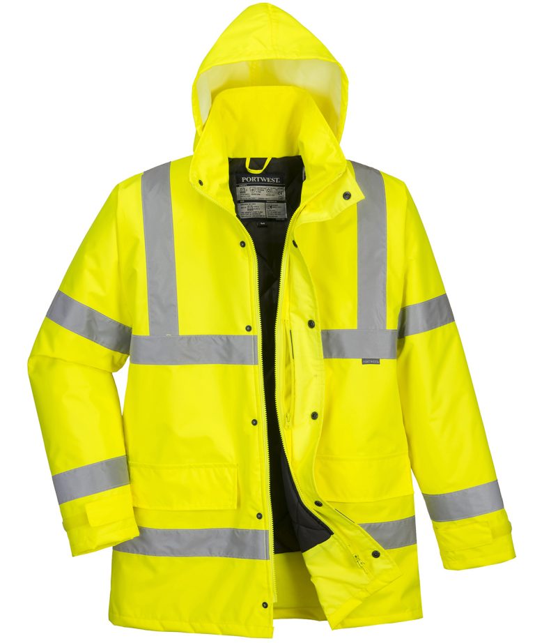 Portwest &#8211; Hi &#8211; Vis Traffic Jacket (S460) PW003, Vivid Promotion Workwear