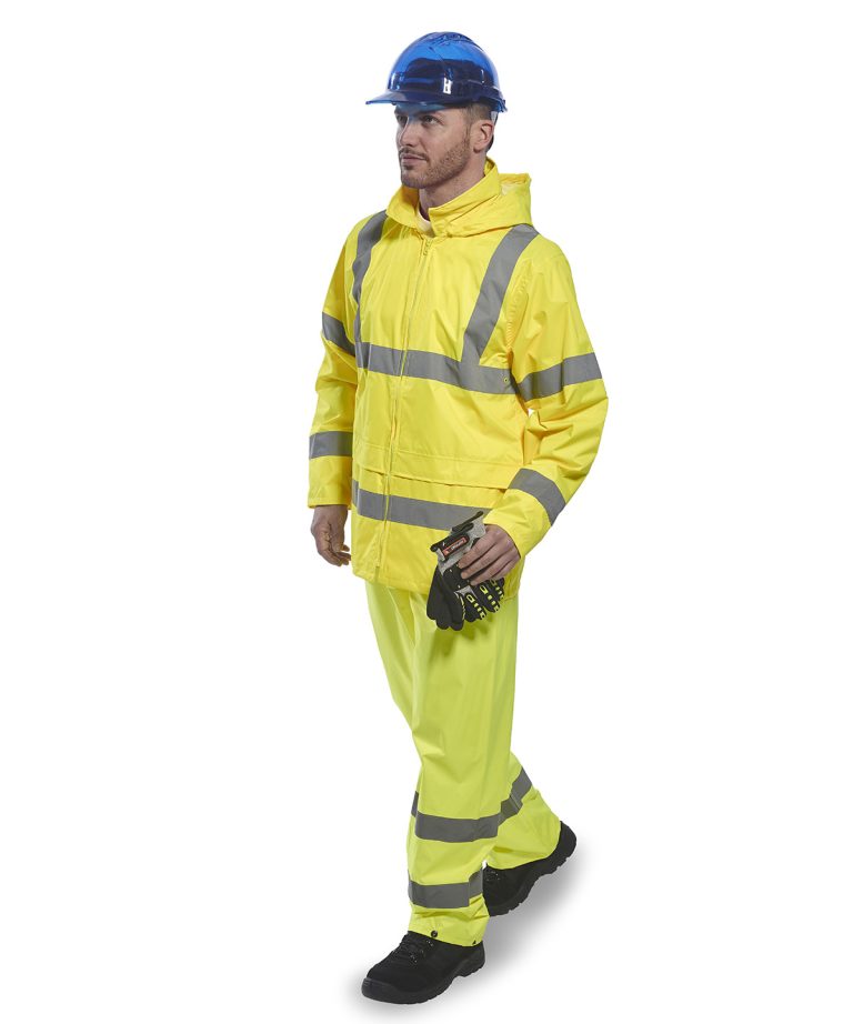 Portwest &#8211; Hi &#8211; Vis Rain Jacket (H440) PW011, Vivid Promotion Workwear