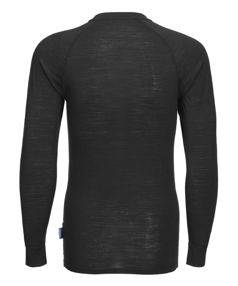 Portwest &#8211; Merino Wool Crew Neck Long Sleeve Top PW182, Vivid Promotion Workwear