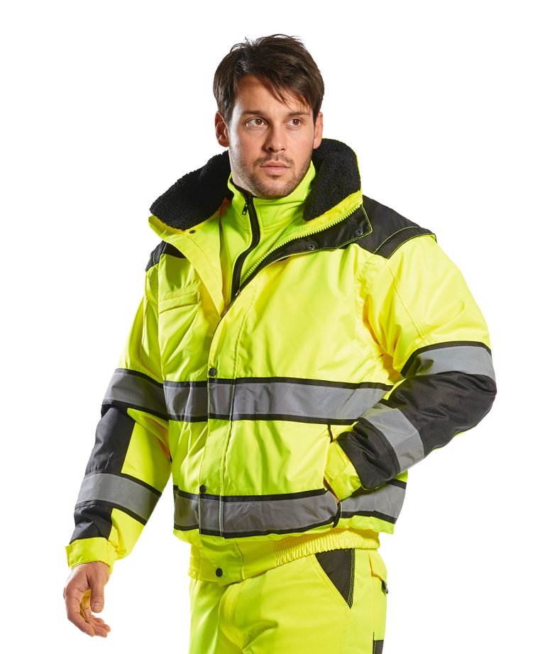 Alternative view of Portwest - Hi - Vis Classic Bomber Jacket (C466) PW332