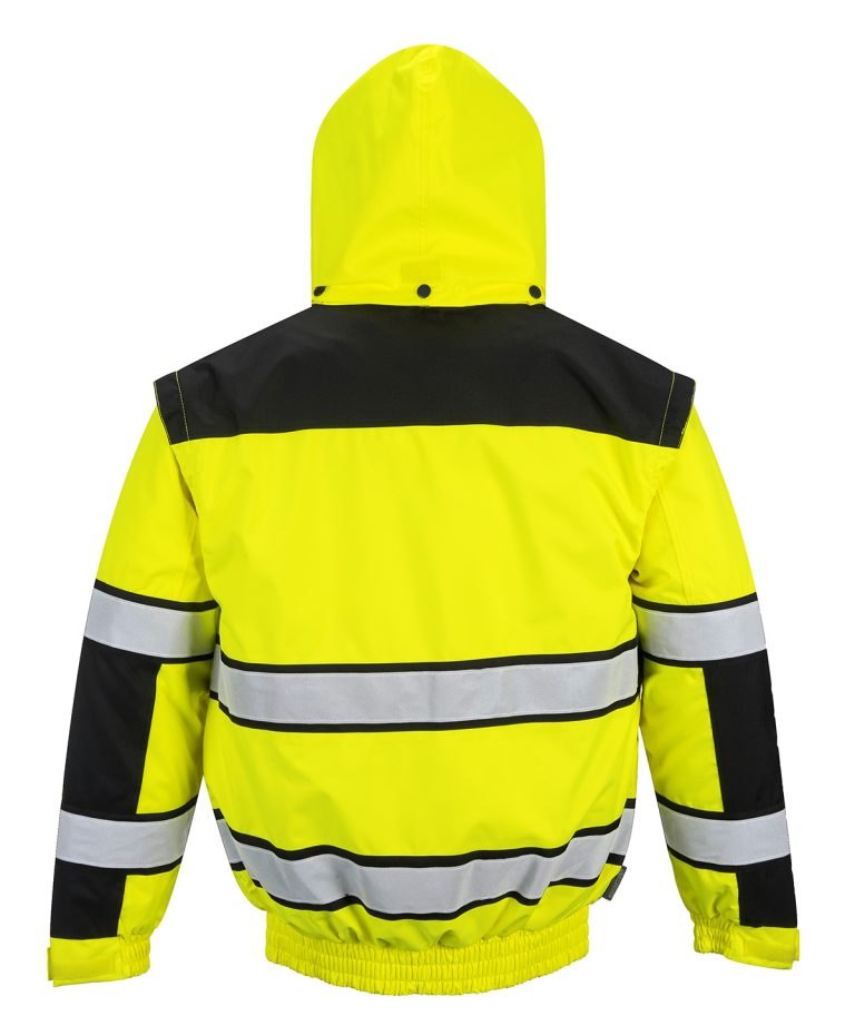 Portwest &#8211; Hi &#8211; Vis Classic Bomber Jacket (C466) PW332, Vivid Promotion Workwear