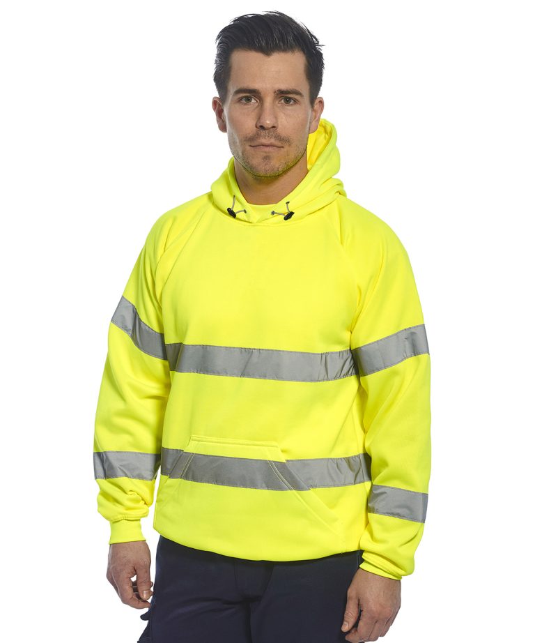 Portwest - Hi - Vis Hooded Sweatshirt (B304) PW337