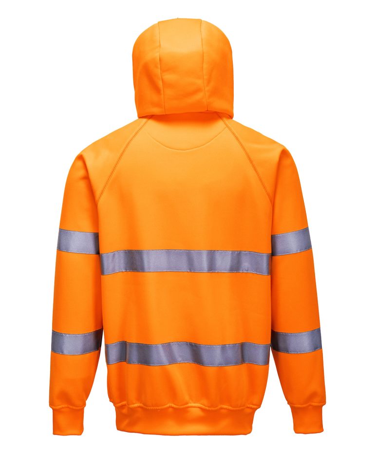 Portwest &#8211; Hi &#8211; Vis Hooded Sweatshirt (B304) PW337, Vivid Promotion Workwear