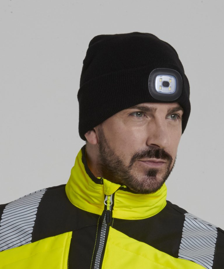 Portwest &#8211; Beanie Led Headlight Usb Rechargeable (B029) PW360, Vivid Promotion Workwear