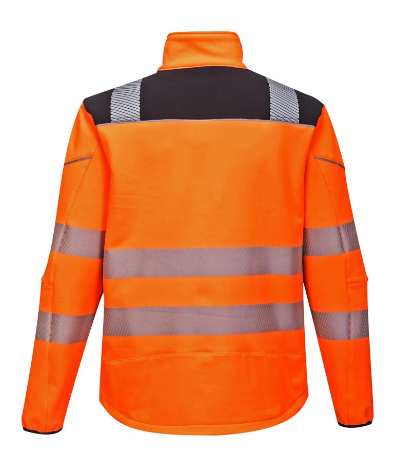 Portwest &#8211; Pw3 Hi &#8211; Vis Softshell Jacket (T402) PW366, Vivid Promotion Workwear