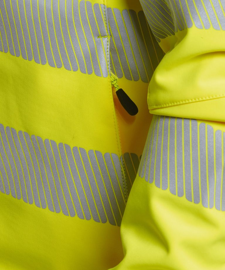 Portwest &#8211; Pw3 Hi &#8211; Vis Softshell Jacket (T402) PW366, Vivid Promotion Workwear