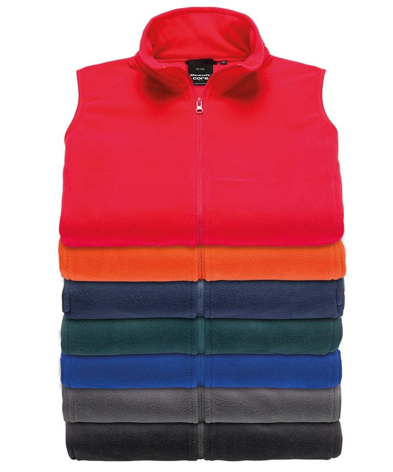 Result Core &#8211; Core Microfleece Gilet R116X, Vivid Promotion Workwear