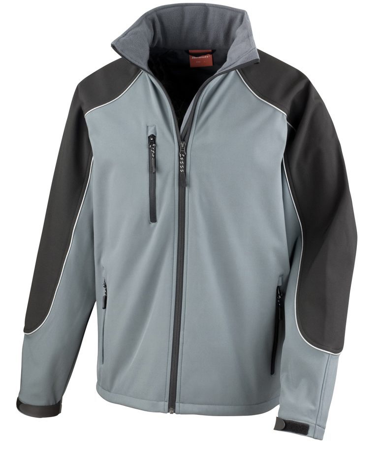 Result Workguard &#8211; Hooded Softshell Jacket R118A, Vivid Promotion Workwear