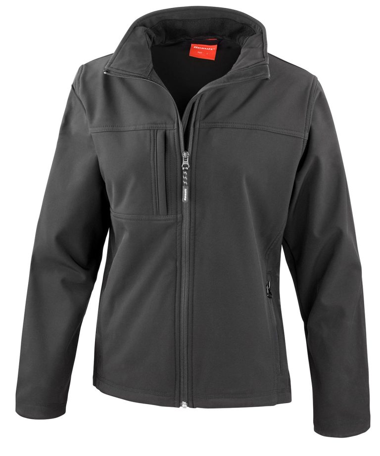 Result &#8211; Womens Classic Softshell Jacket R121F, Vivid Promotion Workwear