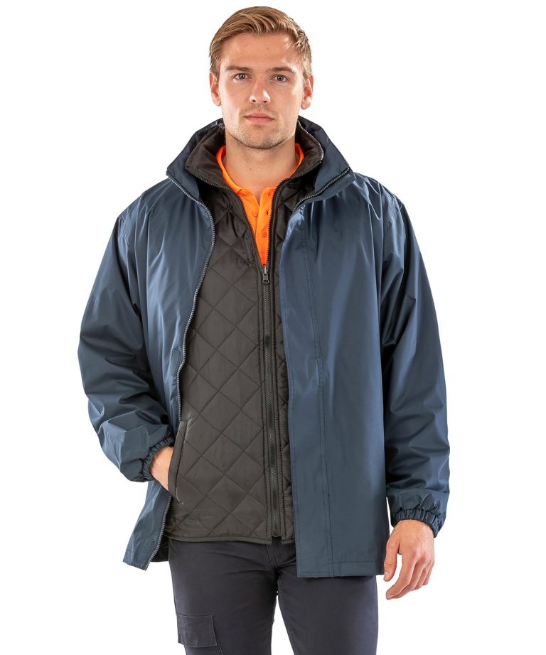 Result Core &#8211; Core 3 &#8211; In &#8211; 1 Jacket With Quilted Bodywarmer R215X, Vivid Promotion Workwear