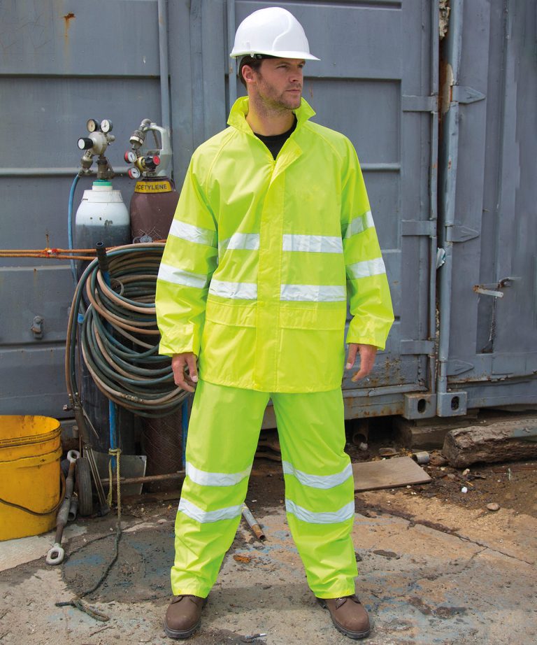 Result Safeguard - High - Viz Waterproof Suit R216X