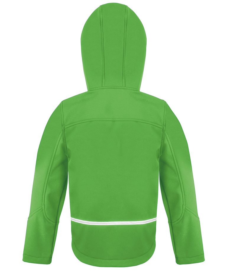 Result Core &#8211; Core Junior Tx Performance Hooded Softshell Jacket R224J, Vivid Promotion Workwear
