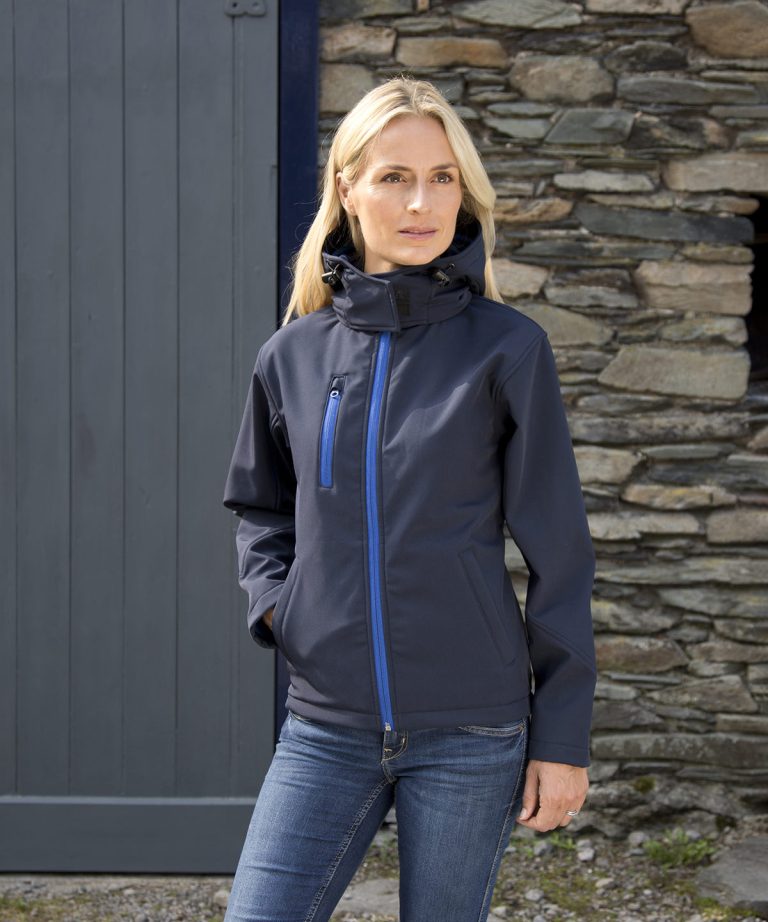 Result Core - Womens Core Tx Performance Hooded Softshell Jacket R230F