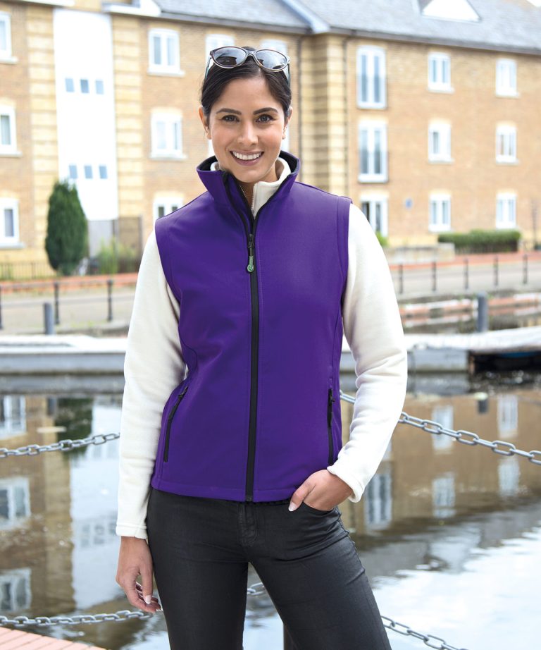 Result Core &#8211; Womens Printable Softshell Bodywarmer R232F, Vivid Promotion Workwear