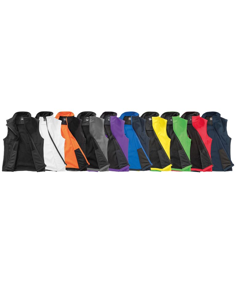 Result Core &#8211; Womens Printable Softshell Bodywarmer R232F, Vivid Promotion Workwear