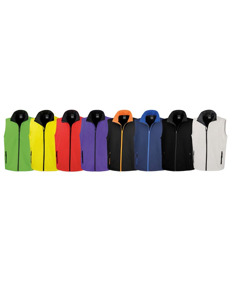 Result Core &#8211; Printable Softshell Bodywarmer | Gilet R232M, Vivid Promotion Workwear