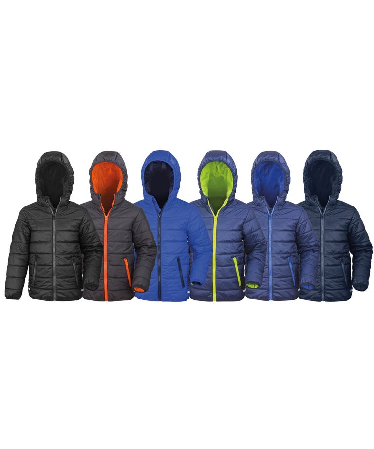 Result Core &#8211; Core Junior Soft Padded Jacket R233J, Vivid Promotion Workwear