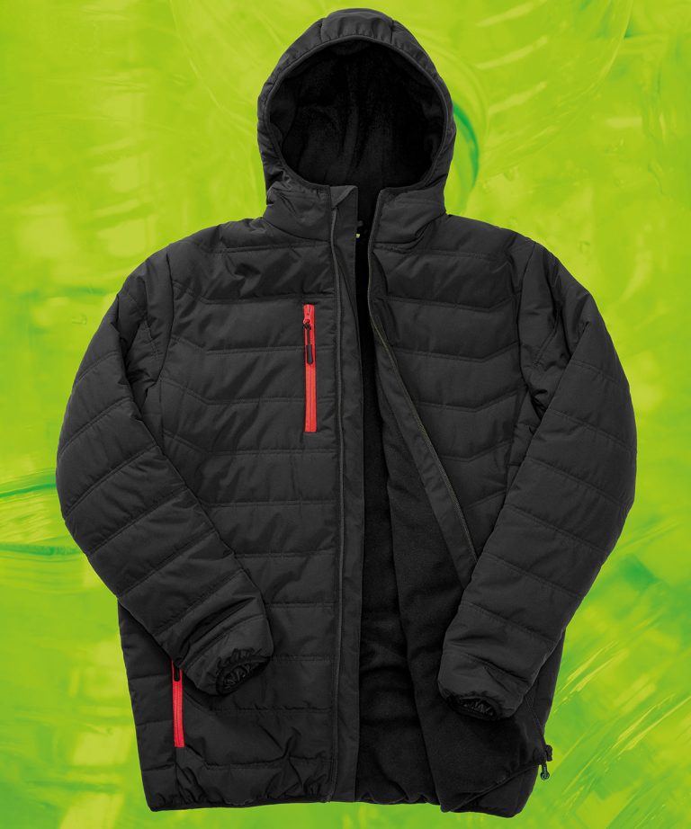 Result Genuine Recycled &#8211; Recycled Compass Padded Winter Jacket R240X, Vivid Promotion Workwear