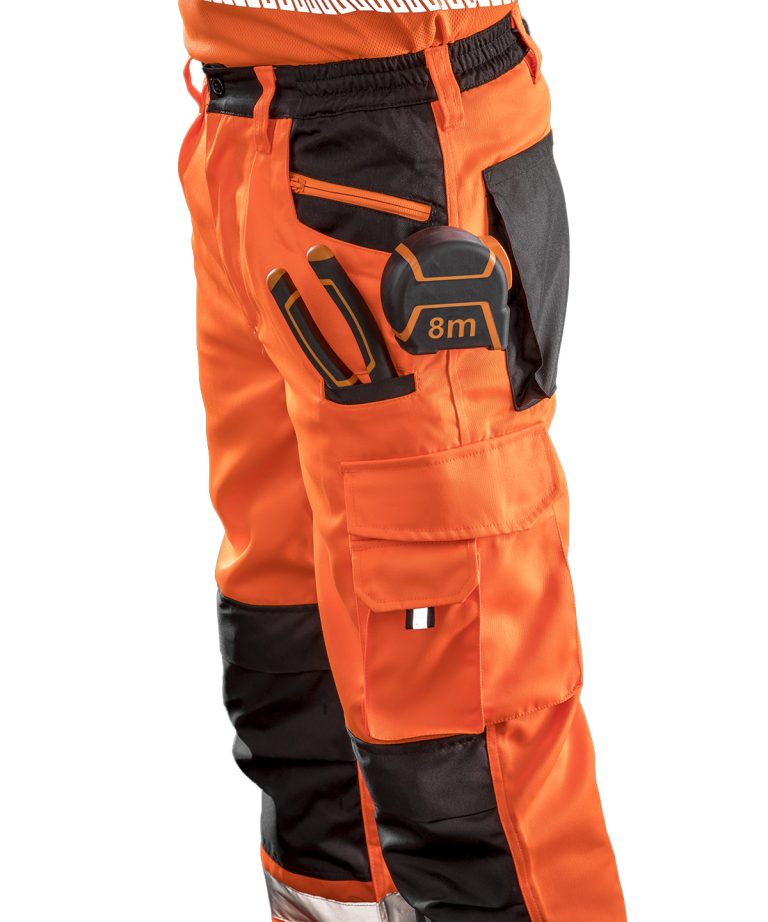 Result Safeguard &#8211; Safety Cargo Trousers R327X, Vivid Promotion Workwear