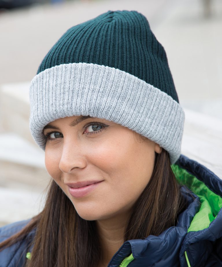 Result Winter Essentials - Double - Layer Knitted Hat R378X