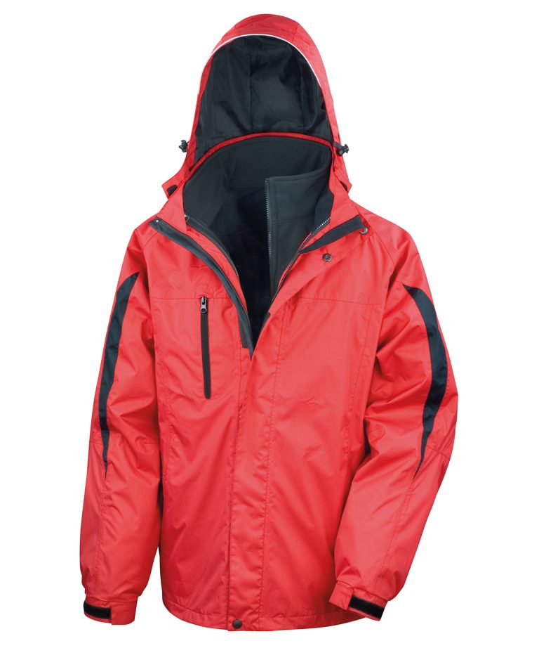 Result &#8211; 3 &#8211; In &#8211; 1 Journey Jacket With Softshell Inner R400M, Vivid Promotion Workwear