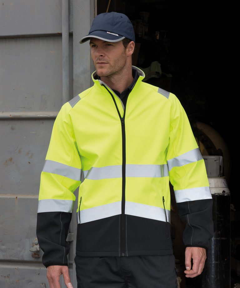 Alternative view of Result Safeguard - Printable Safety Softshell Jacket R450X