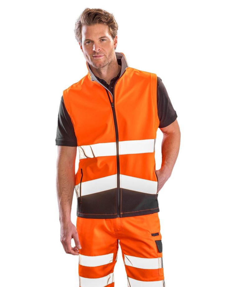 Result Safeguard - Printable Safety Softshell Gilet R451X