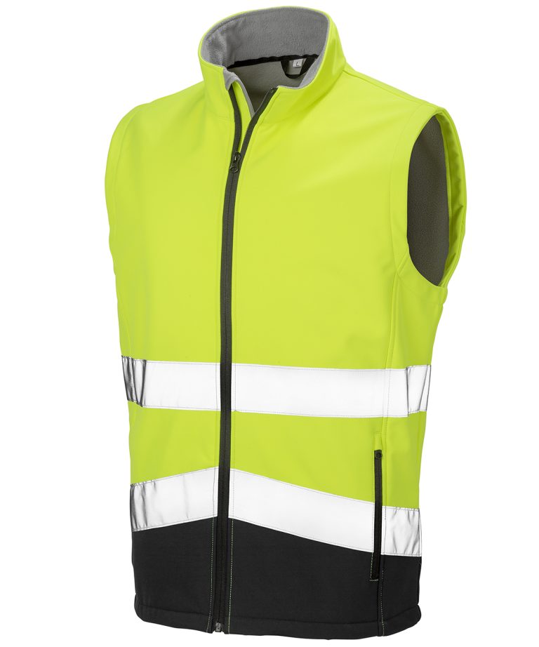 Result Safeguard &#8211; Printable Safety Softshell Gilet R451X, Vivid Promotion Workwear