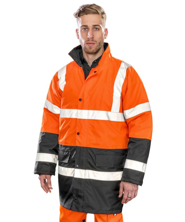 Result Core - Motorway Two - Tone Safety Coat R452X