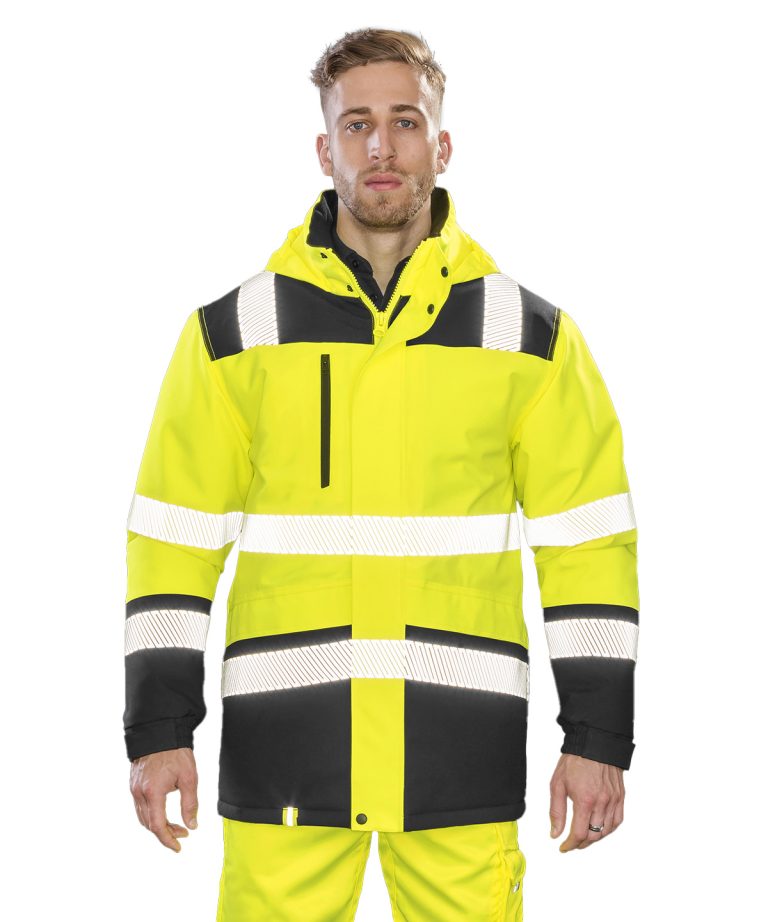 Result Safeguard - Printable Softshell Safety Coat R475X
