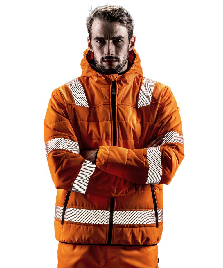 Result Genuine Recycled &#8211; Recycled Ripstop Padded Safety Jacket R500X, Vivid Promotion Workwear