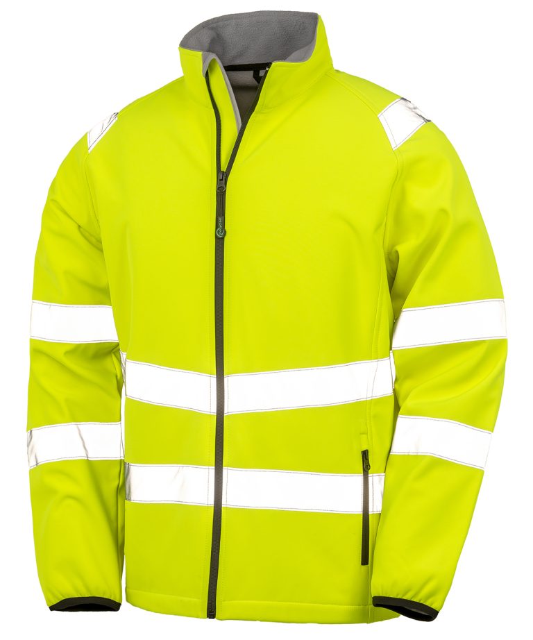 Result Genuine Recycled &#8211; Recycled 2 &#8211; Layer Printable Safety Softshell R505X, Vivid Promotion Workwear