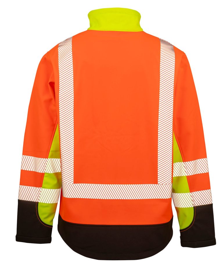 Result Genuine Recycled Recycled 3 Layer Printable 3 Tone Safety Softshell R506X, Vivid Promotion Workwear