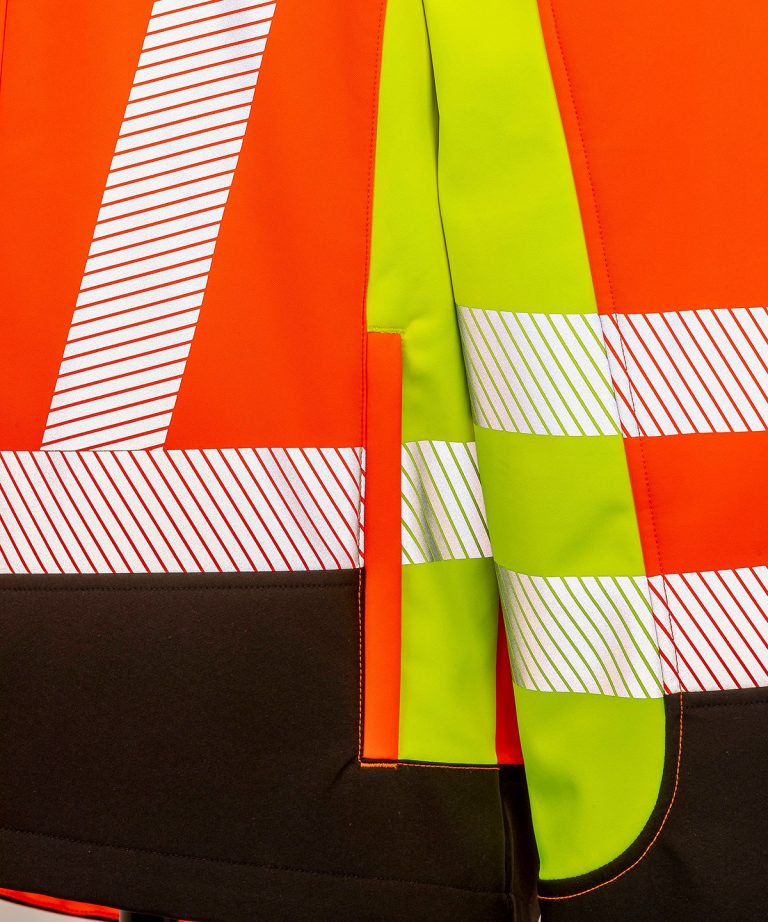 Result Genuine Recycled Recycled 3 Layer Printable 3 Tone Safety Softshell R506X, Vivid Promotion Workwear
