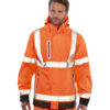 Regatta High Visibility Hi-Vis X Pro Waterproof Shell Jacket (Class 2) RG483, Vivid Promotion Workwear