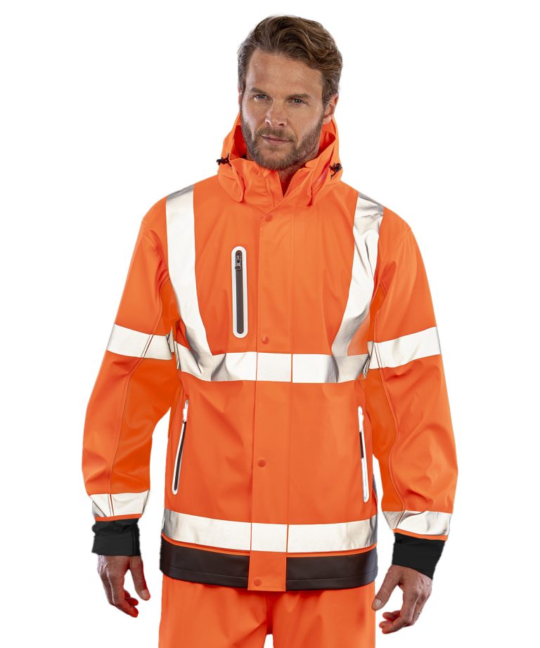 Alternative view of Result Genuine Recycled - Heavy Duty Prism Pu Safe And Dry Jacket With Recycled Backing R507X