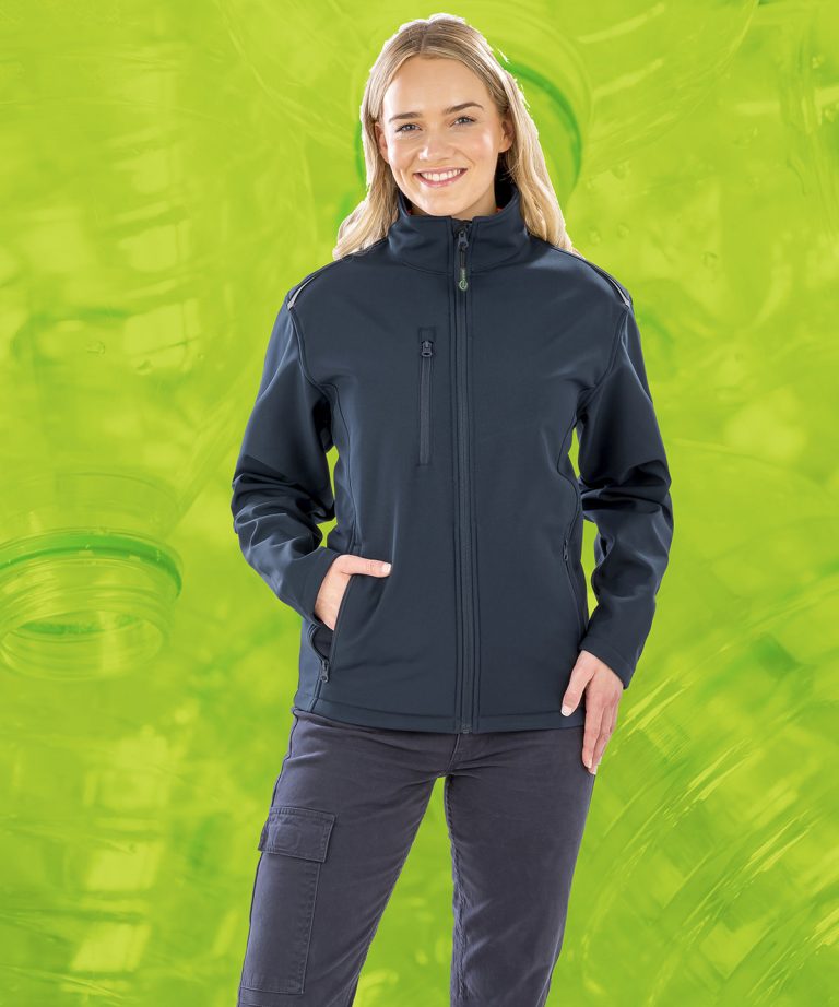 Alternative view of Result Genuine Recycled - Womens Recycled 3 - Layer Printable Softshell Jacket R900F