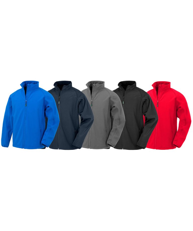 Result Genuine Recycled &#8211; Mens Recycled 2 &#8211; Layer Printable Softshell Jacket R901M, Vivid Promotion Workwear
