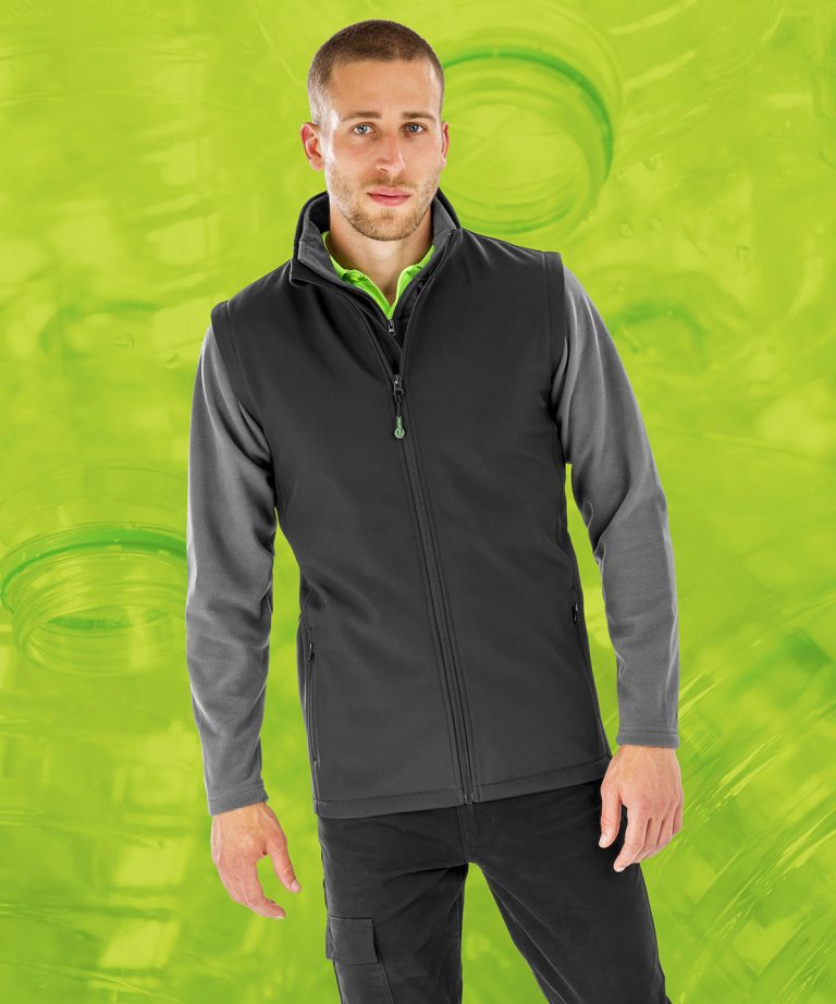 Alternative view of Result Genuine Recycled - Mens Recycled 2 - Layer Printable Softshell Bodywarmer R902M
