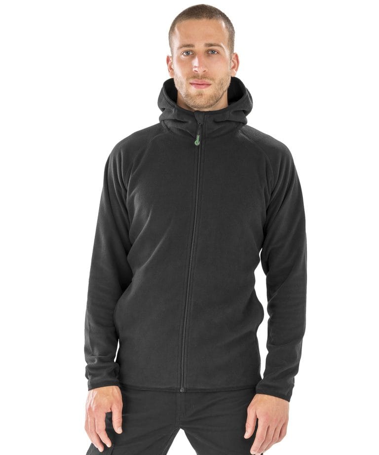 Result Genuine Recycled - Recycled Hooded Microfleece Jacket R906X