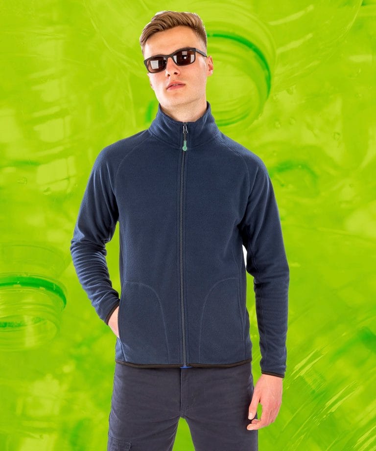 Result Genuine Recycled &#8211; Recycled Microfleece Jacket R907X, Vivid Promotion Workwear